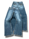 Vintage Embroidery Y2K Low Waist Bootcut / Flared Damenjeans (XS)
