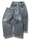 Vintage Rock Revival Y2K Baggy Jeans (M)