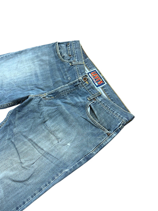Vintage Levi’s Flared Jeans „527 Bootcut“ (L) – Detailaufnahme 1