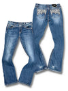 Vintage Miss Me Y2K Bootcut Damenjeans (XL) – Vorder- und Rückansicht