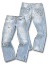Vintage Dolce & Gabbana Y2K Flared Jeans (M) – Vorder- und Rückansicht