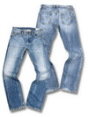 Vintage Diesel Straight Leg Jeans „Safado“ (L) – Vorder- und Rückansicht