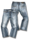 Vintage Diesel Y2K Straight Leg Jeans „Viker“ (S) – Vorder- und Rückansicht