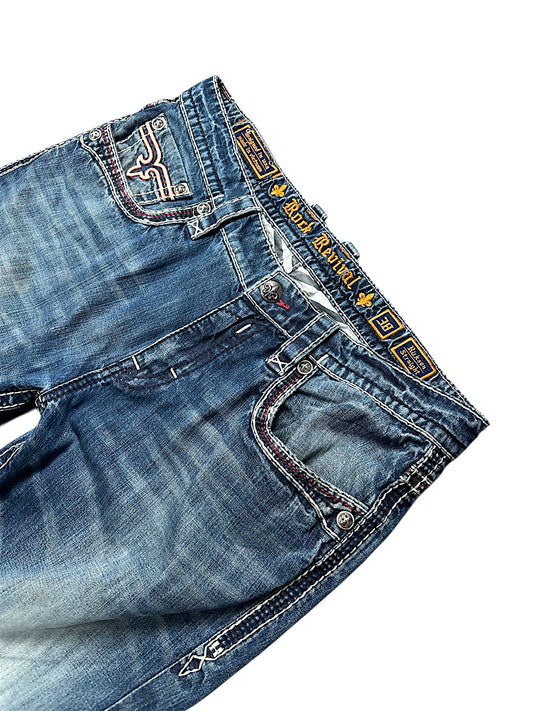Vintage Rock Revival Y2K Baggy Jeans (XL)