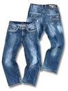 Vintage Armani Y2K Straight Leg Jeans (S) – Vorder- und Rückansicht