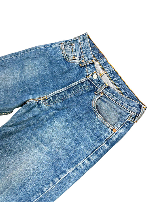 Vintage Levi’s Flared Jeans „517 Bootcut“ (M) – Detailaufnahme 1