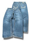 Vintage y2k jeans med lige ben (S)
