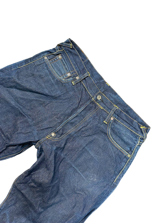 Vintage Evisu Y2K Baggy Jeans (L) – Detailaufnahme 1