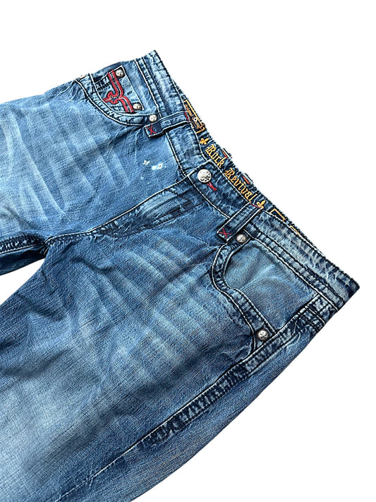 Vintage Rock Revival Y2K Baggy Jeans (XXL)