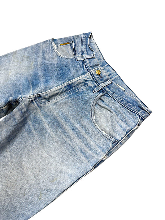 Vintage Armani Y2K Straight Leg Jeans (L) – Detailaufnahme 1