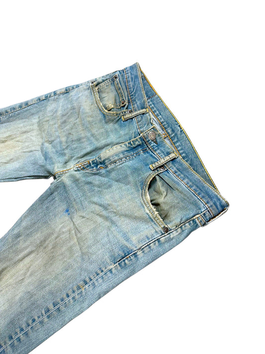 Vintage Levi’s Y2K Flared Jeans „527 Bootcut“ (S) – Detailaufnahme 1