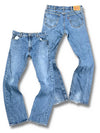 Vintage Levi’s Flared Jeans „517 Bootcut“ (L) – Vorder- und Rückansicht