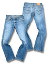 Vintage Levi’s Straight Leg Jeans „527“ (L) – Vorder- und Rückansicht