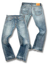 Vintage Levi’s Y2K Flared Jeans „527 Bootcut“ (M) – Vorder- und Rückansicht