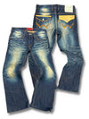 Vintage Edwin Japan Style Flared Jeans (M) – Vorder- und Rückansicht