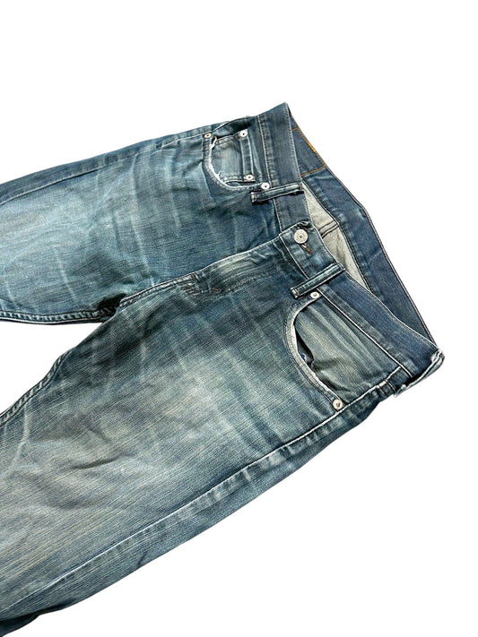 Vintage Levi’s Y2K Straight Leg Jeans „527“ (S) – Detailaufnahme 1