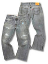 Vintage Levi’s Y2K Flared Jeans „527 Bootcut“ (M) – Vorder- und Rückansicht