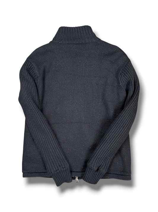 Vintage Armani Y2K Zip-Pullover (S)