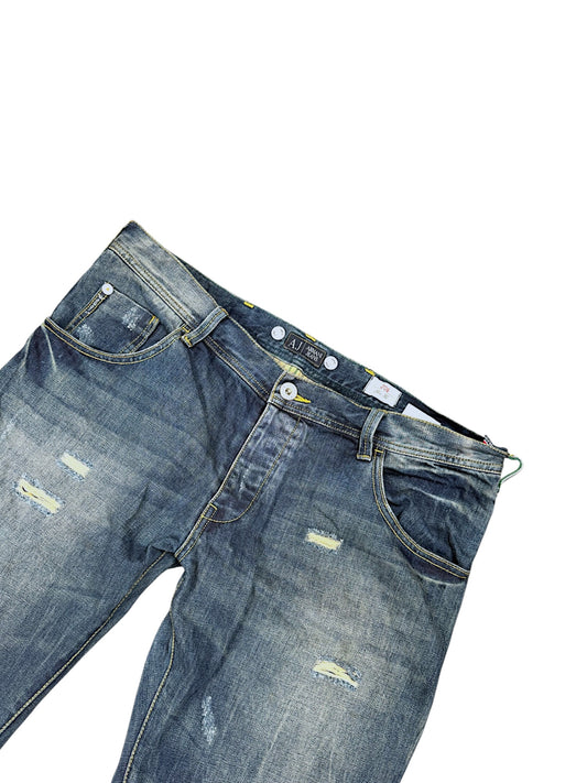 Vintage Armani Straight Leg Jeans (XL)