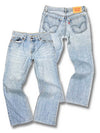 Vintage Levi’s Y2K Flared Jeans „517 Bootcut“ (S) – Vorder- und Rückansicht