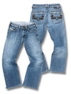 Vintage Diesel Y2K Straight Leg Jeans (S) – Vorder- und Rückansicht