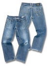 Vintage Diesel Straight Leg Jeans (M) – Vorder- und Rückansicht