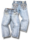 Vintage Rock Revival Y2K Baggy Jeans (S)