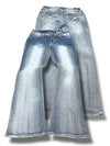 Vintage Wallflower Y2K lavtaljede bootcut / svajer damejeans (M)