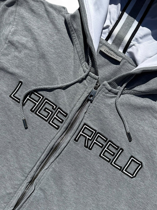 Vintage Karl Lagerfeld Zip-Pullover (M)
