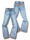 Vintage Miss Me Y2K Bootcut Damenjeans (M)