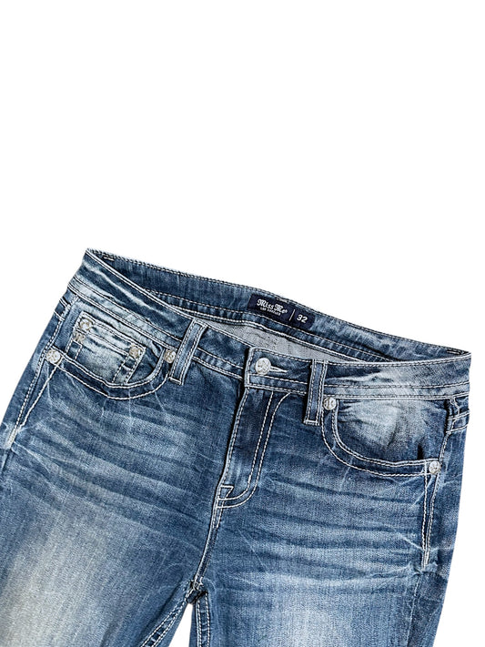 Vintage Miss Me Y2K Low Waist Bootcut / Flared Damenjeans (L)