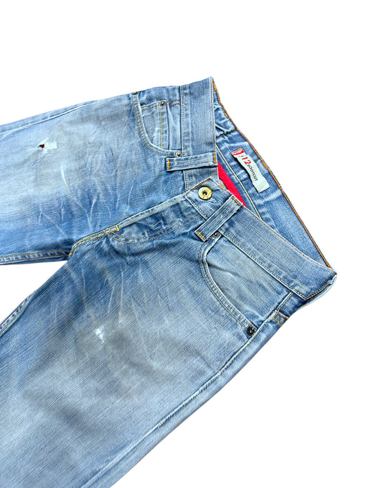 Vintage Levis Y2K Flared Jeans „512 Bootcut“ (S) – Detailaufnahme 1