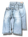 Vintage True Religion Y2K Baggy/Flared Jeans (M)