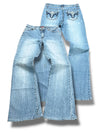 Vintage Y2K Broderi Flared Jeans (L)