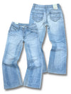 Vintage G-Star Flared Damenjeans „5568“ (L) – Vorder- und Rückansicht