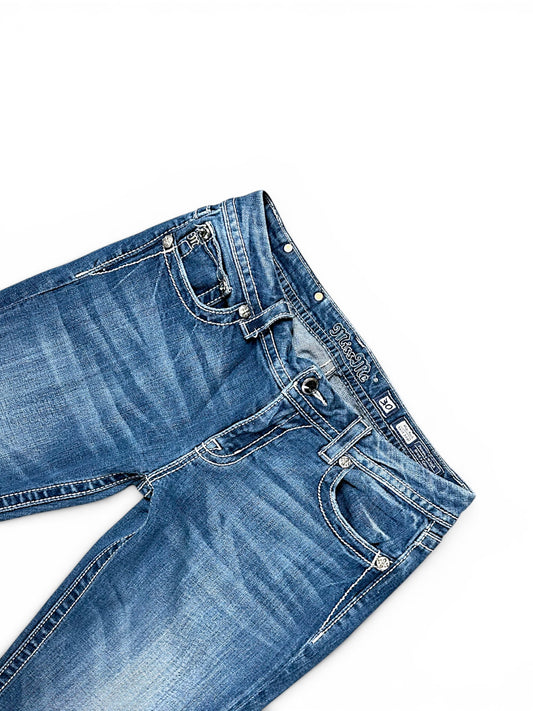 Vintage Miss Me Y2K Bootcut / Flared Damenjeans (XL)