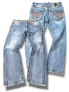 Vintage Rock Revival Y2K Straight Leg Jeans (S)