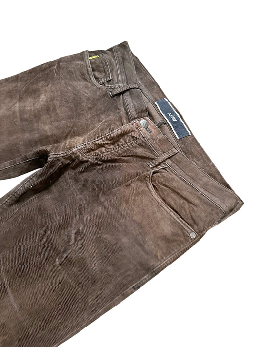Vintage Armani Straight Leg Cordhose (S) – Detailaufnahme 1
