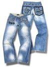 Vintage Versace Y2K Flared Baggy Jeans (L)