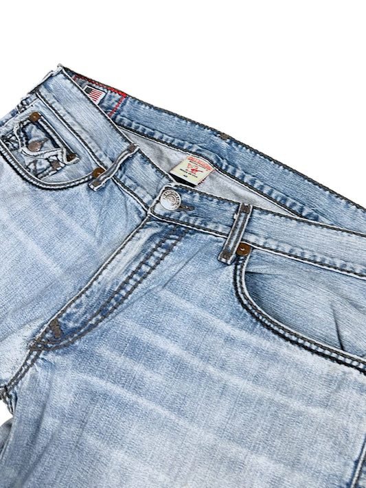Vintage True Religion Y2K Baggy/Flared Jeans (M)