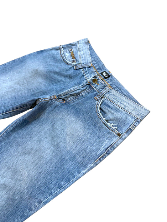 Vintage Dolce & Gabbana Y2K Straight Leg Jeans (L) – Detailaufnahme 1