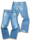 Vintage Diesel Low Waist Bootcut/Flared Damenjeans (M) – Vorder- und Rückansicht