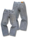 Vintage Armani Straight Leg Jeans (S) – Vorder- und Rückansicht