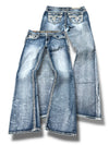 Vintage Rock Revival Y2K Low Waist Bootcut / Flared Damenjeans (M)