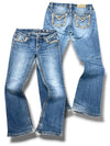 Vintage Miss Me Y2K Bootcut / Flared Damenjeans (L)