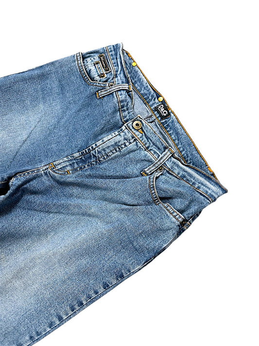 Vintage Dolce & Gabbana Y2K Flared Damenjeans (XXL)