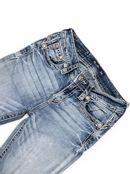 Vintage Miss Me Y2K Bootcut Damenjeans (M)