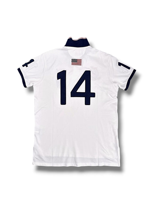 Vintage Ralph Lauren Y2K „USA“ Polo (L)
