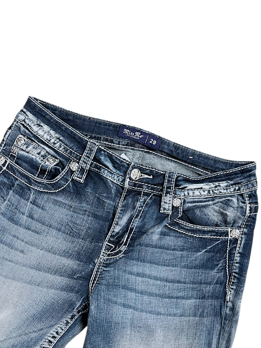 Vintage Miss Me y2k low waist Bootcut Damenjeans (M)