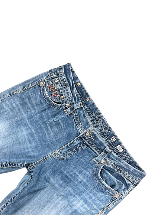 Vintage Miss Me Y2K Flared Damenjeans (L)
